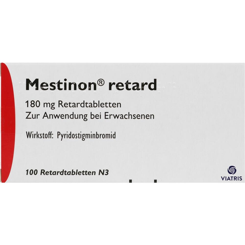 MESTINON retard 180 mg Retardtabletten 100 St Retard-Tabletten