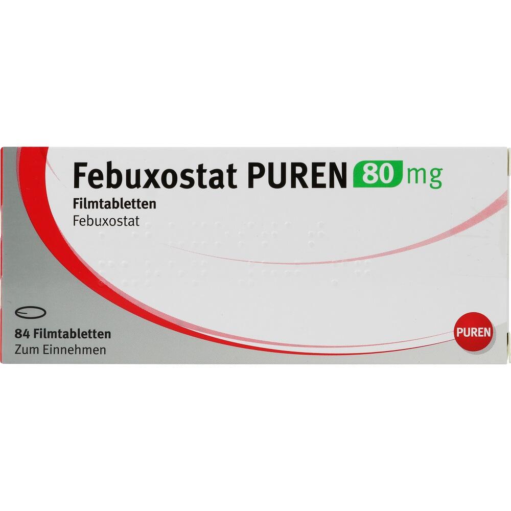 Febuxostat PUREN 80 mg 84 St Filmtabletten