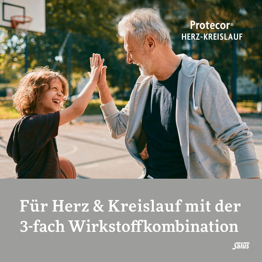 PROTECOR Herz-Kreislauf Tabletten zur Funktionsunterstüzung Salus 100 St Überzogene Tabletten
