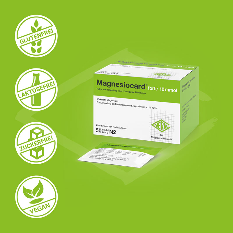 Magnesiocard forte 10mmol 100 St Pulver zur Herstellung einer Lösung zum Einnehmen