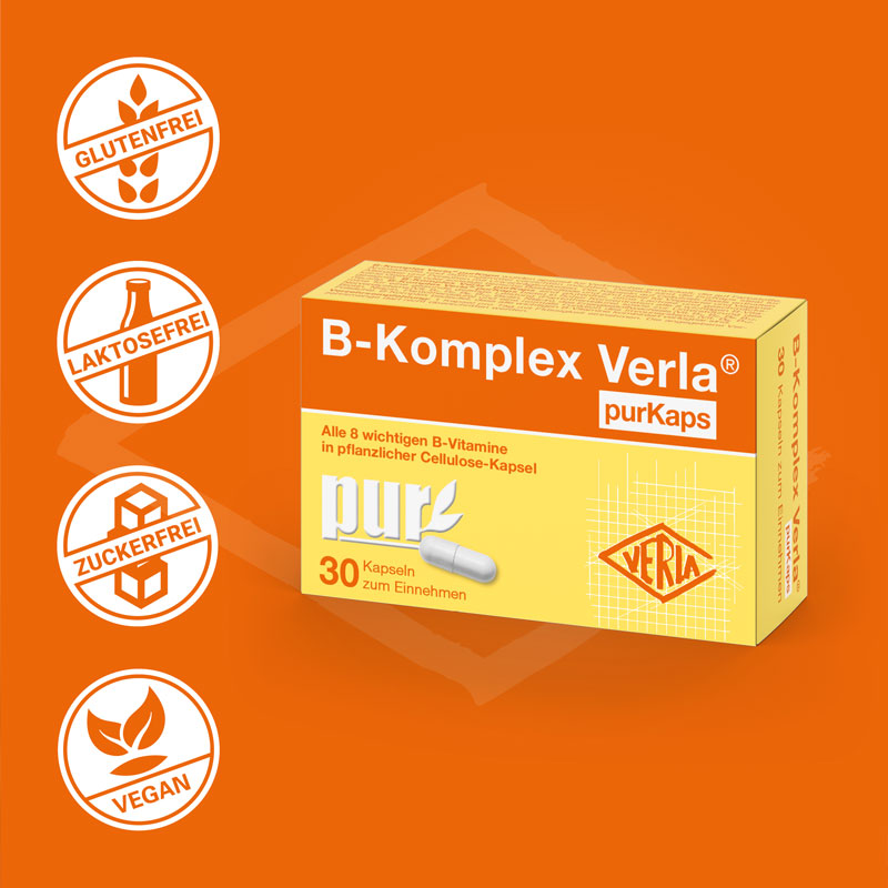 B-Komplex Verla purKaps 30 St Kapseln