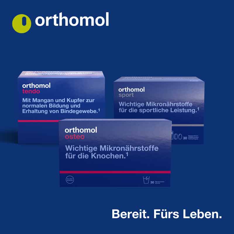 orthomol chondroplus - Nährstoffe mit Glucosamin-, Chondroitinsulfat und Hyaluronsäure - Granulat/Kapseln