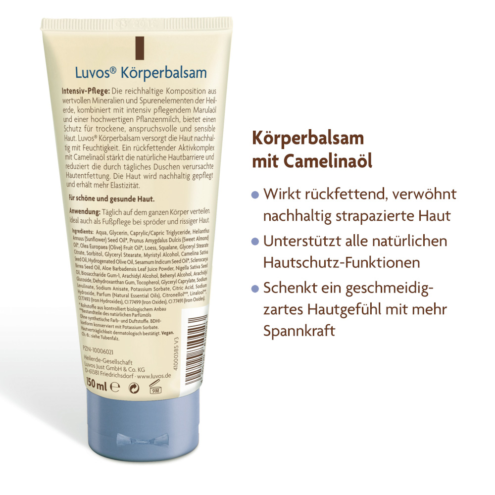 Luvos HEILERDE Regenerierender Körperbalsam 150 ml Emulsion