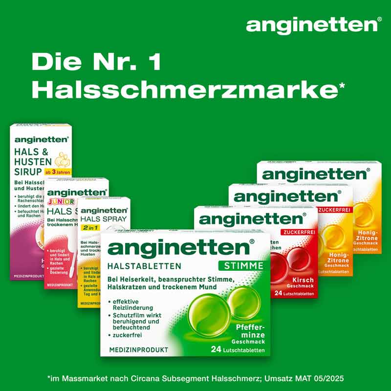 ANGINETTEN Stimme  24 St Lutschtabletten