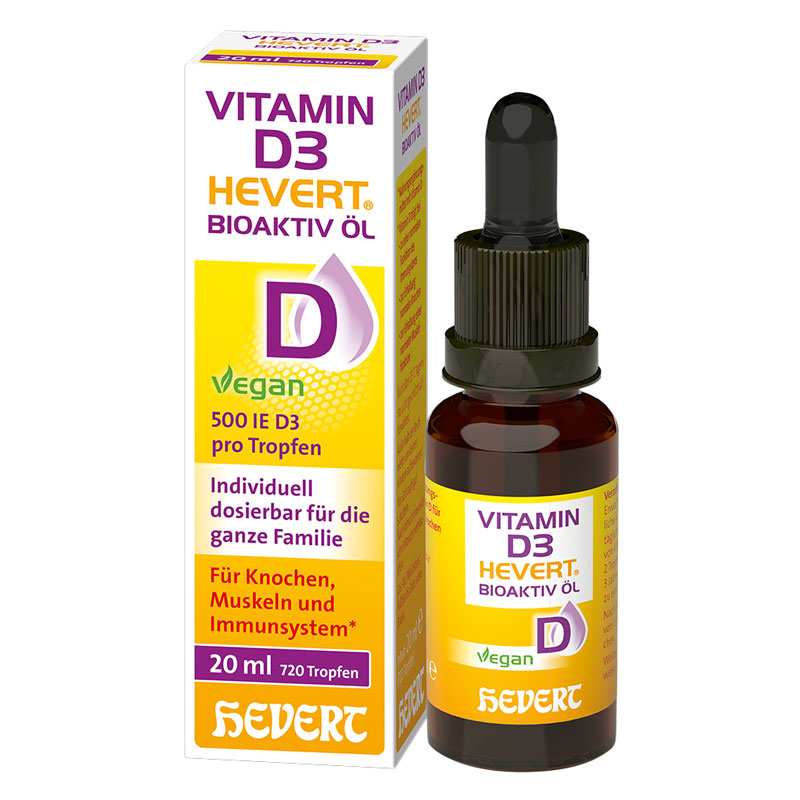 VITAMIN D3 HEVERT BIOAKTIV ÖL 20 ml Öl