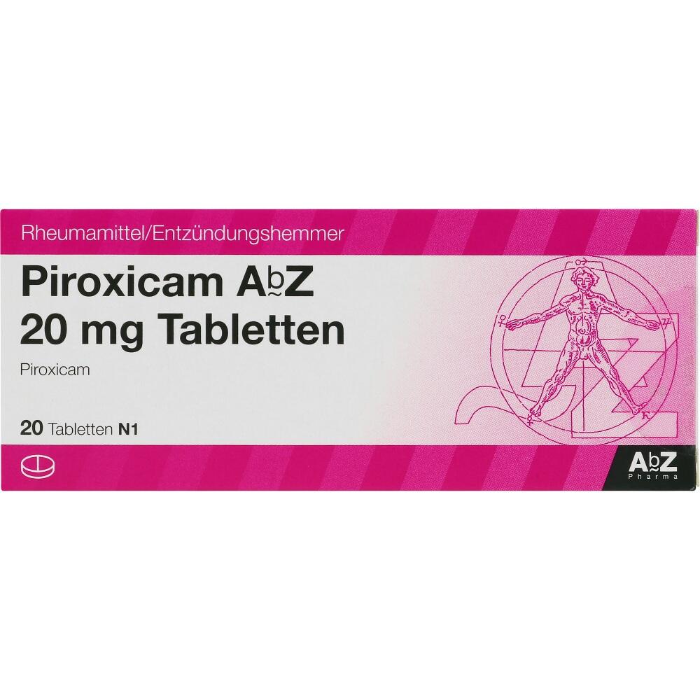 Piroxicam AbZ 20mg 20 St Tabletten