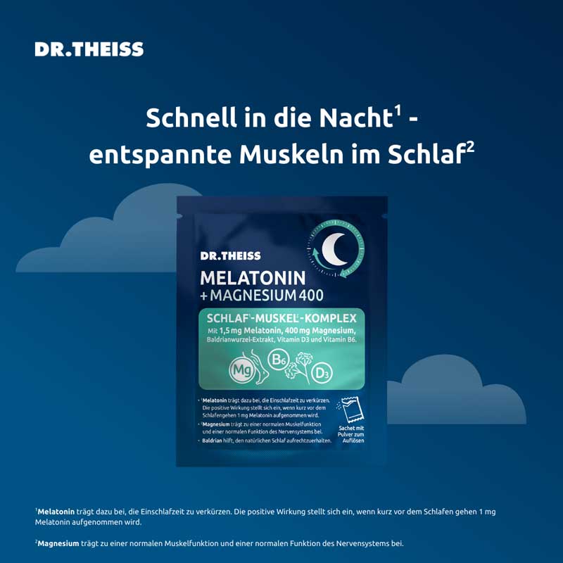 DR. THEISS MELATONIN + MAGNESIUM 400 30X5 g Pulver