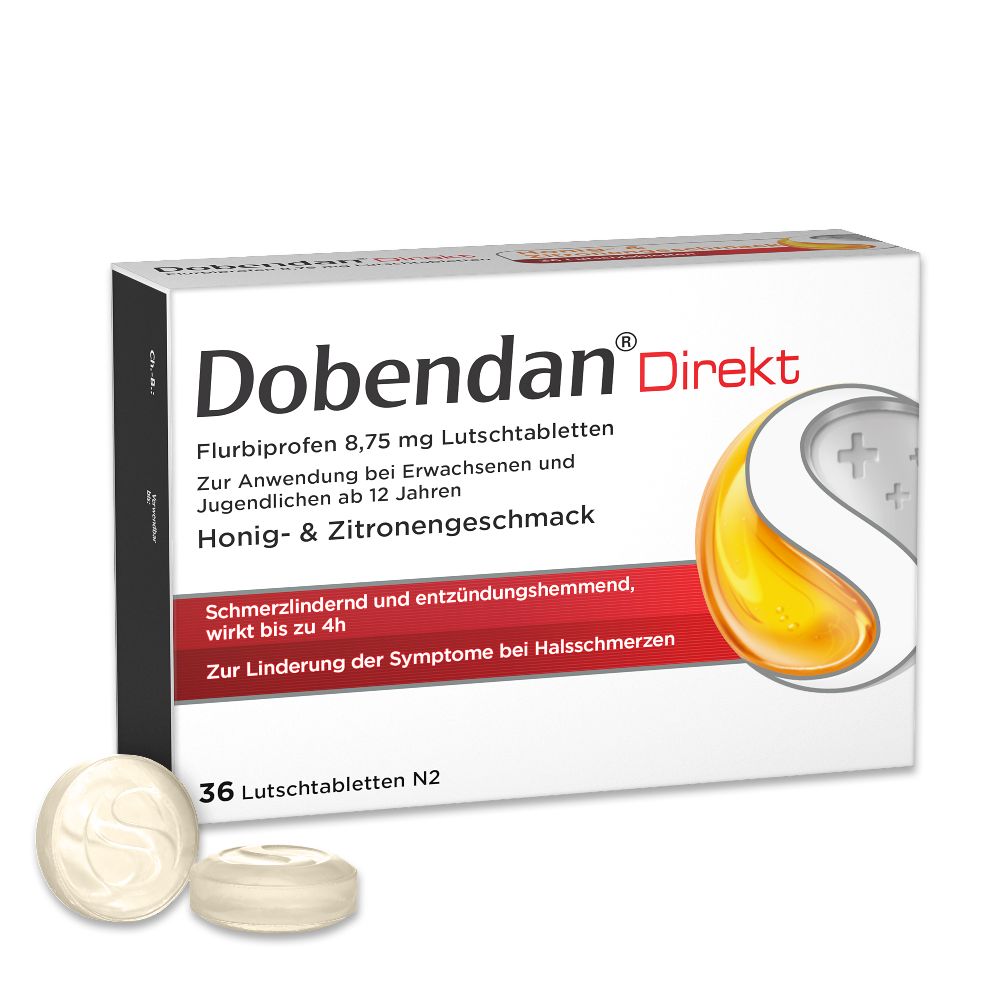 Dobendan Direkt - bei Halsschmerzen 36 St Lutschtabletten