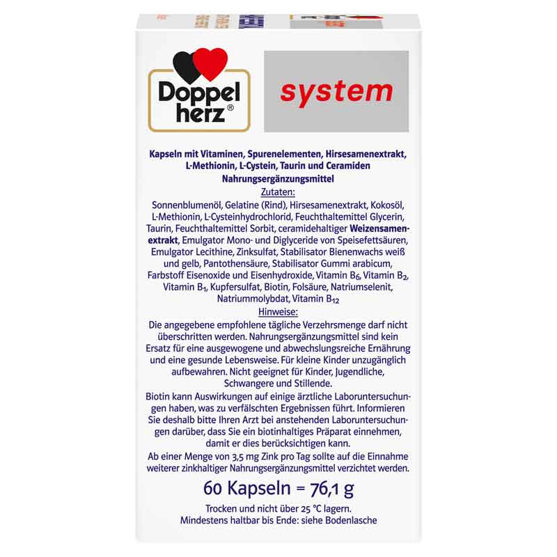 Doppelherz system HAIR ESSENTIAL 60 St Kapseln