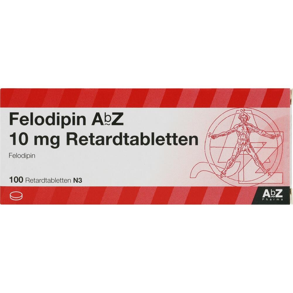 Felodipin AbZ 10mg 100 St Retard-Tabletten