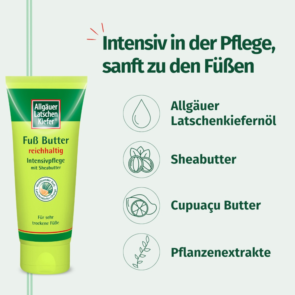 ALLGÄUER LATSCHENK. Fuß Butter Creme 100 ml Creme