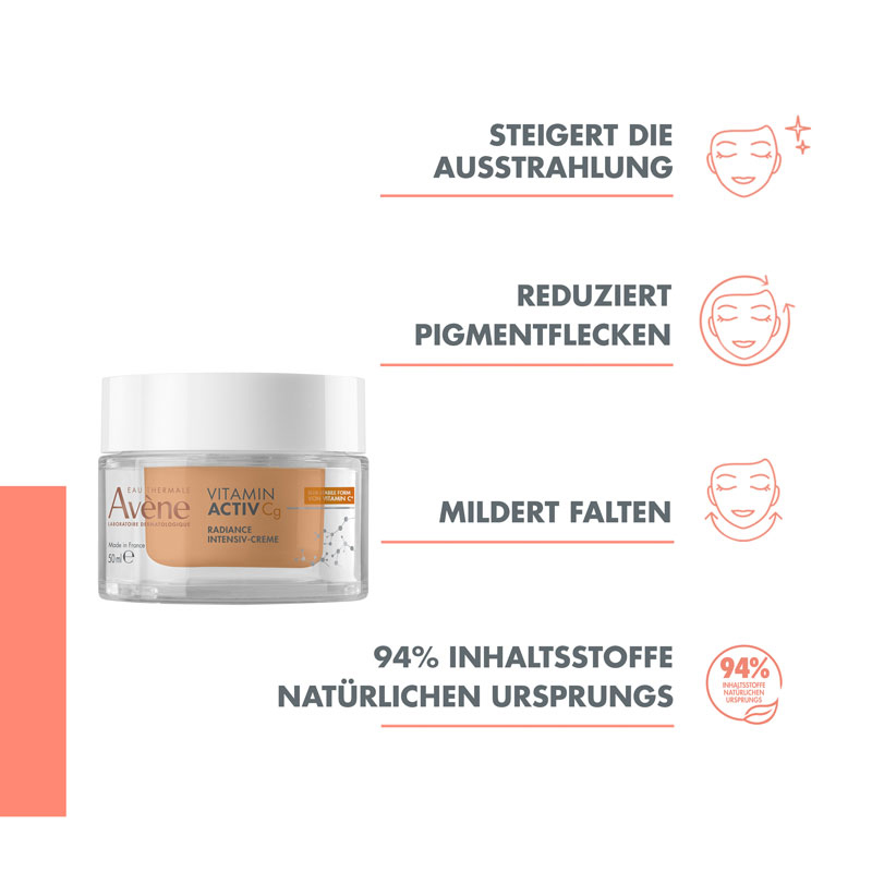 Avène VITAMIN ACTIV Cg RADIANCE INTENSIV-CREME  50 ml Creme