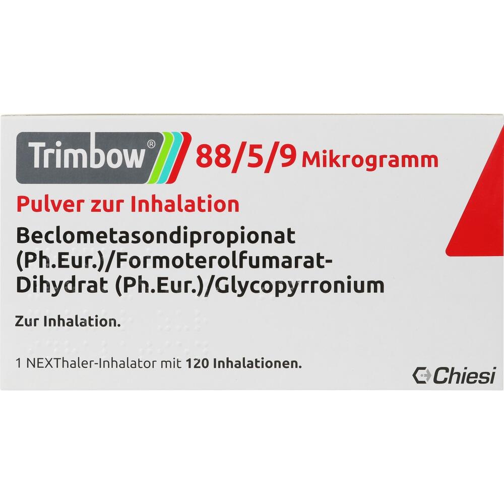 Trimbow 88/5/9 Mikrogramm 1 St Inhalationspulver