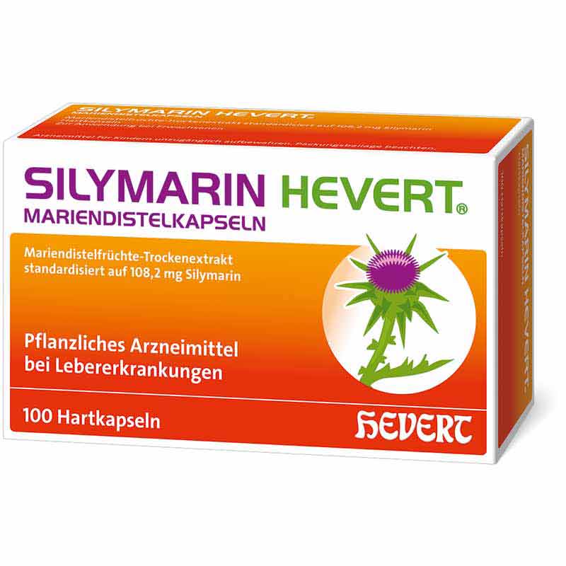 SILYMARIN HEVERT MARIENDISTELKAPSELN 100 St Hartkapseln