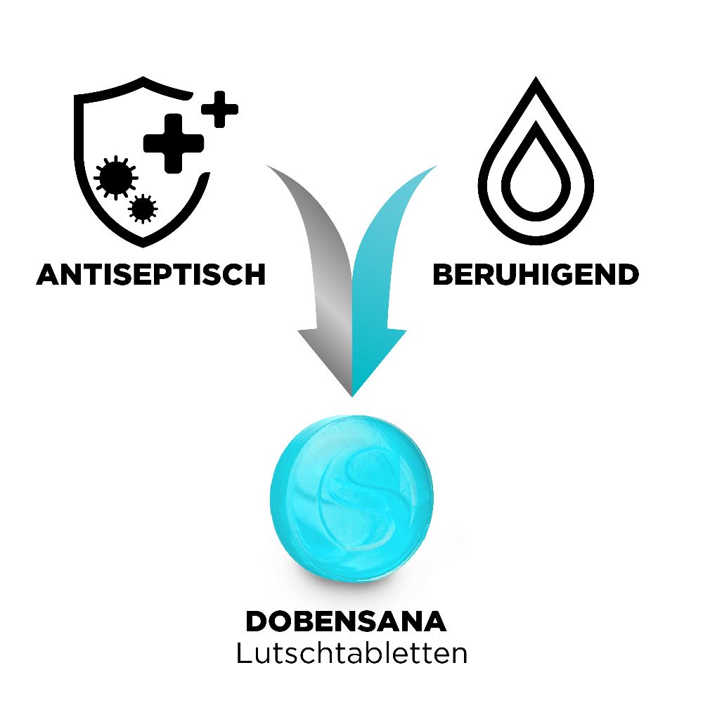 Dobensana Eukalyptus & Menthol 1,2mg/0,6mg 16 St Lutschtabletten