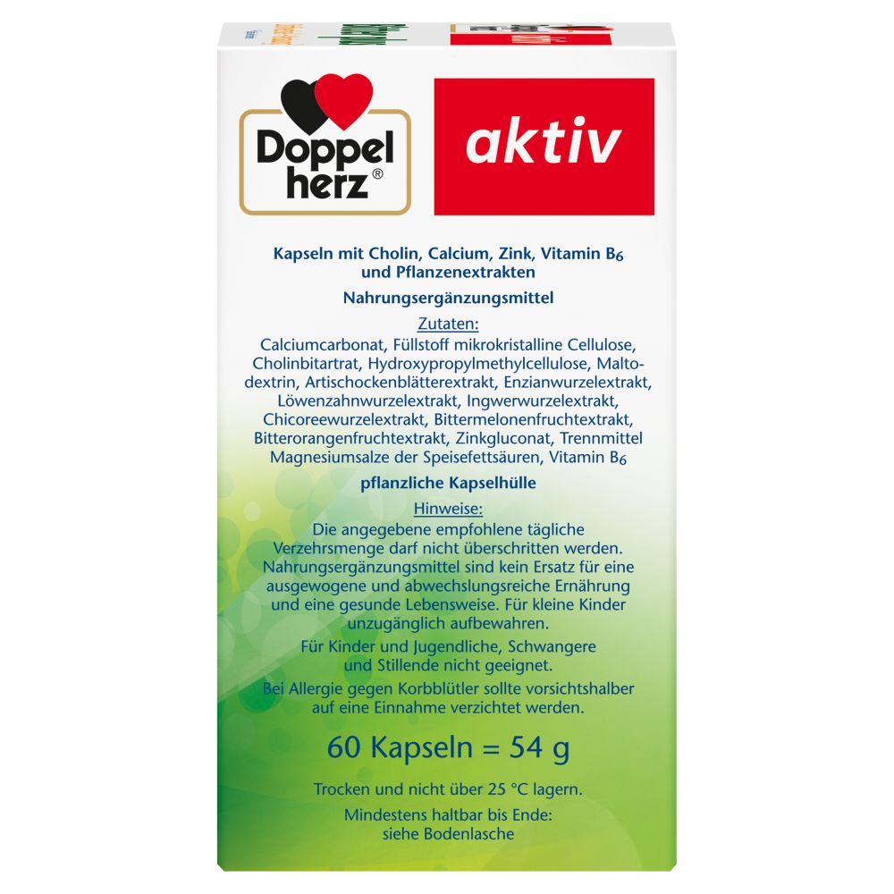 Doppelherz aktiv Bitter plus 60 St Kapseln