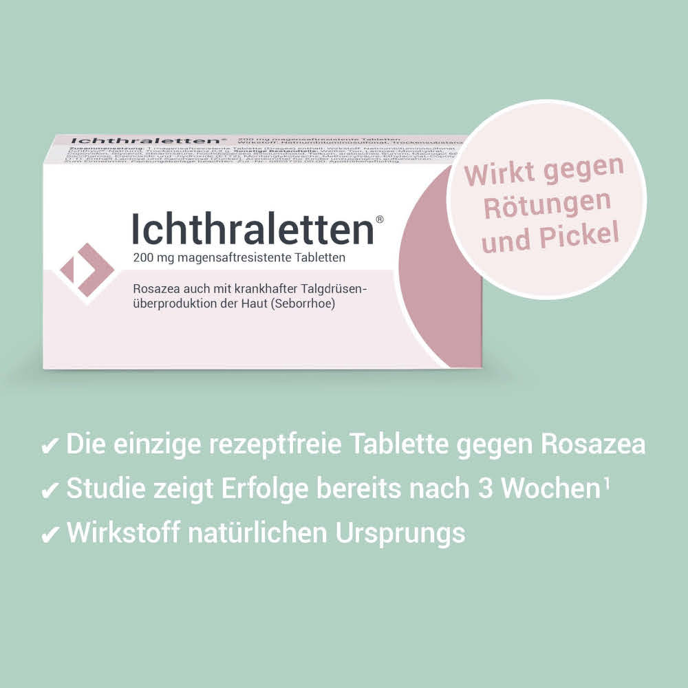 Ichthraletten 200 mg magensaftresistente Tabletten 84 St Tabletten magensaftresistent