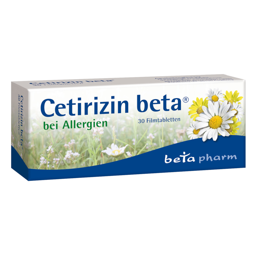 Cetirizin Beta Filmtabletten 30 St Filmtabletten