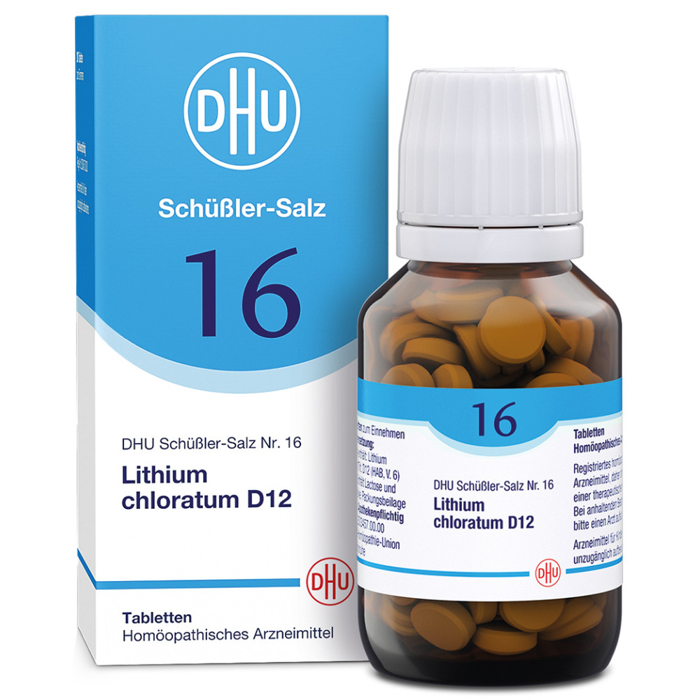 DHU Schüssler-Salz Nr. 16 Lithium chloratum D 12 Tabletten 200 St Tabletten