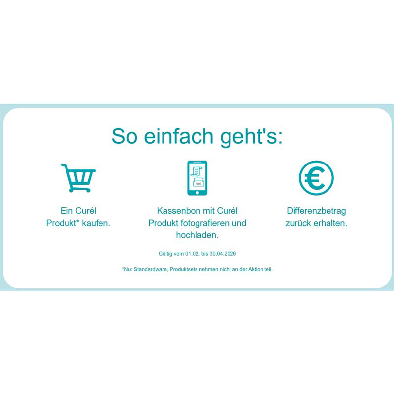 Curél Gesichts-Reinigungsschaum & Feuchtigkeitscreme 1 Packung Kombipackung