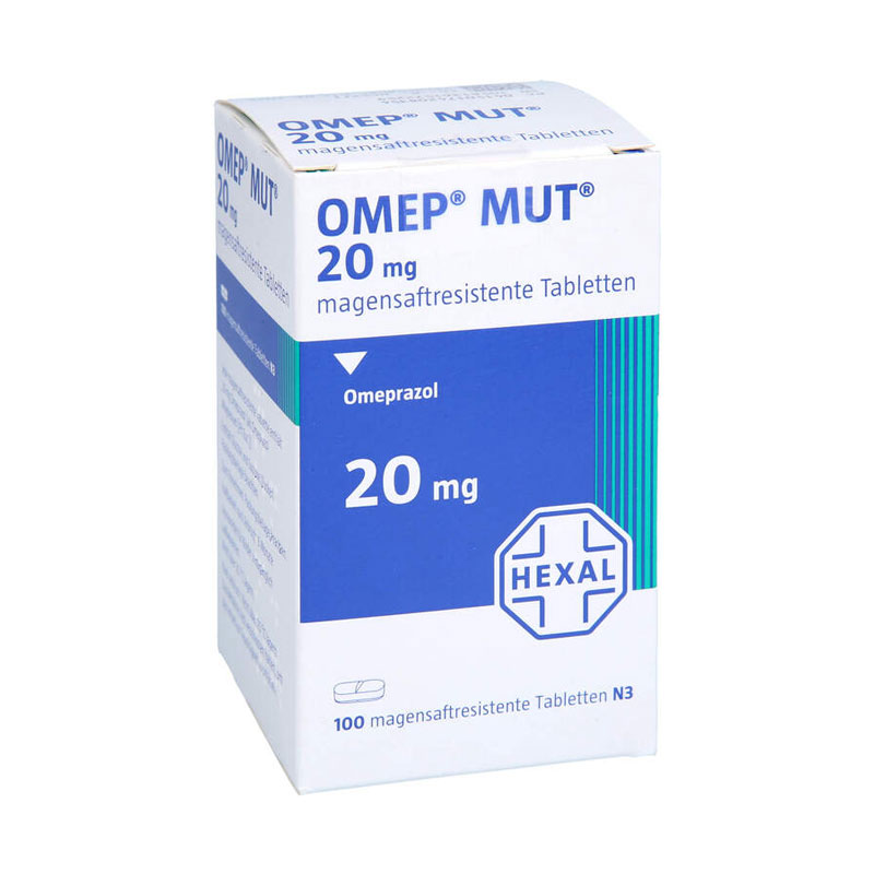 OMEP MUT 20 mg 100 St Tabletten magensaftresistent