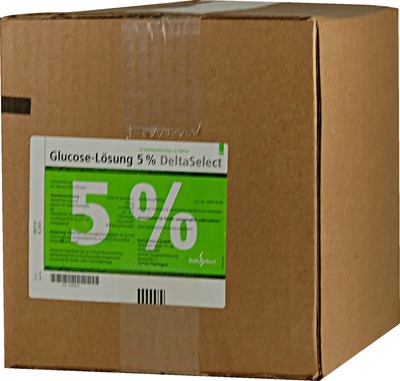 GLUCOSE 5% DELTAMEDICA Infusionslösung Plastikfl. 10X500 ml Infusionslösung