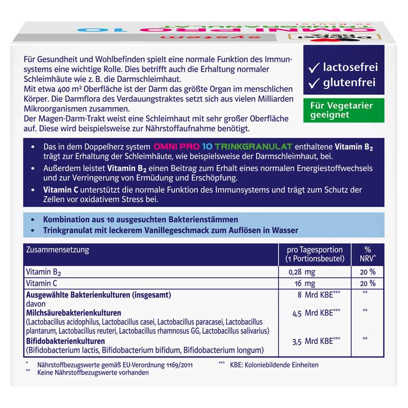 Doppelherz system OMNI PRO 10 20 St Granulat