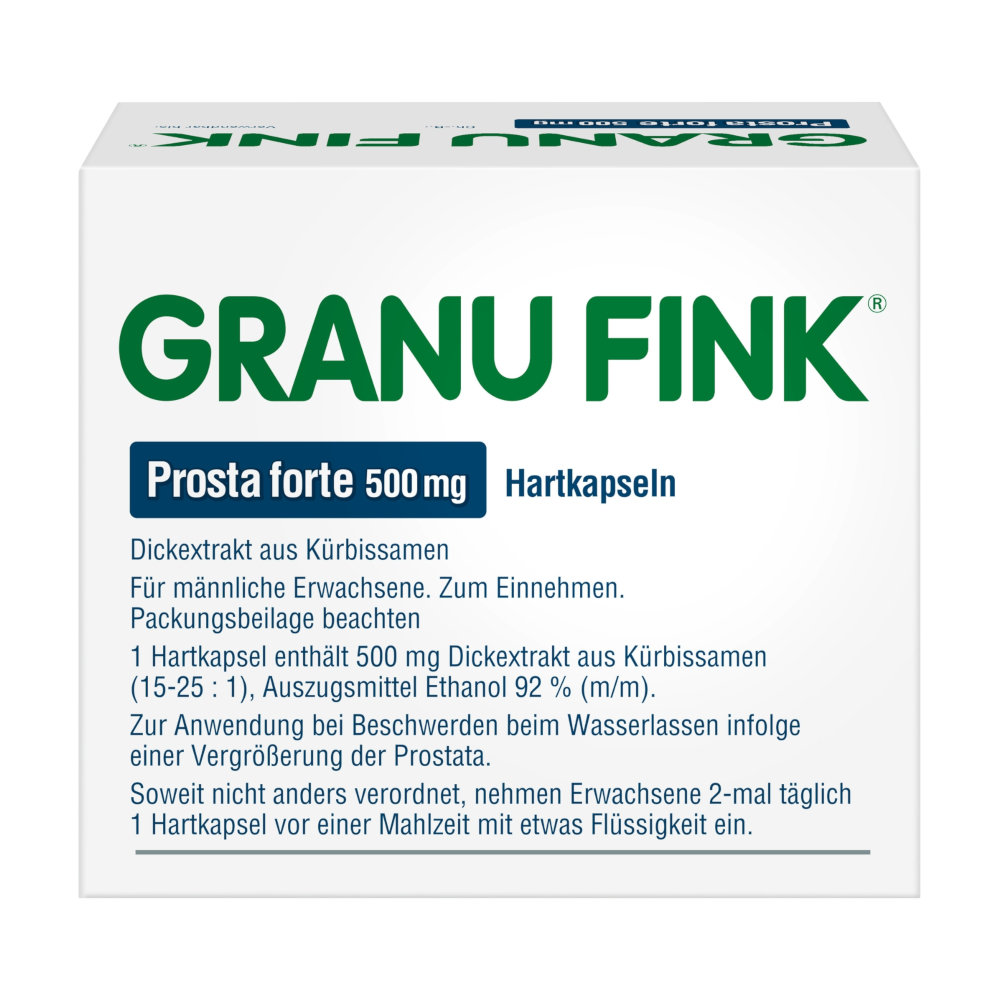 GRANU FINK Prosta forte 500mg 40 St Hartkapseln