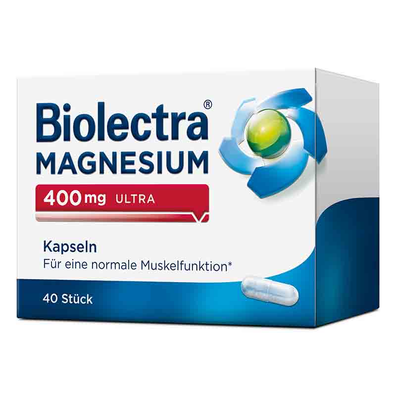 Biolectra MAGNESIUM 400mg ULTRA  40 St Kapseln