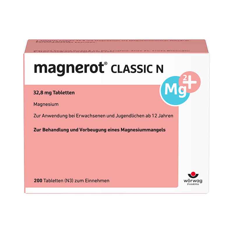 magnerot CLASSIC N 200 St Tabletten