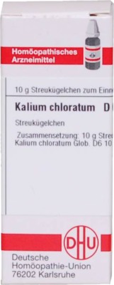 KALIUM CHLORATUM D 6 Globuli 10 g Globuli