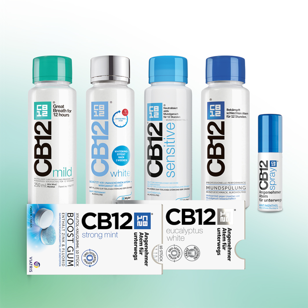 CB12 BOOST GUM eucalyptus white XYLITOL-KAUGUMMI 10 St Kaugummi