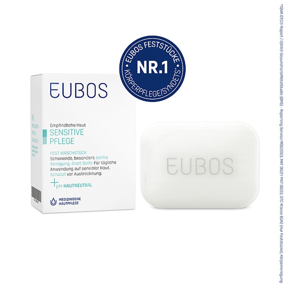 EUBOS SENSITIVE Fest 125 g Seife