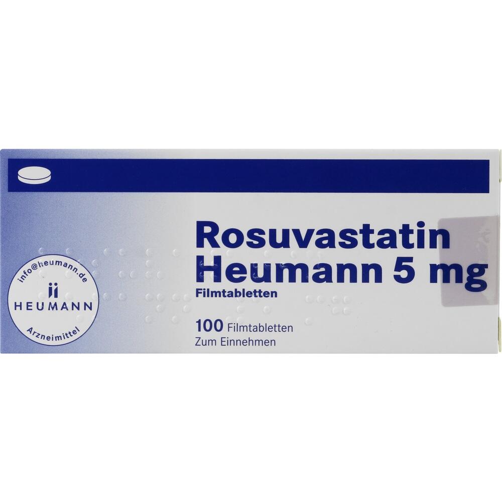 ROSUVASTATIN Heumann 5 mg Filmtabletten 100 St Filmtabletten