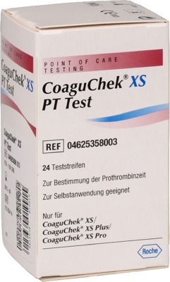 COAGUCHEK XS PT Test 24 St Teststreifen