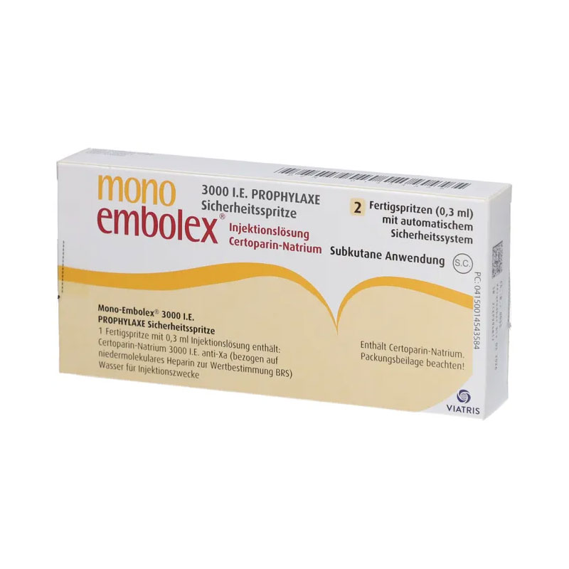 mono embolex 3000 I.E. PROPHYLAXE 2 St Injektionslösung