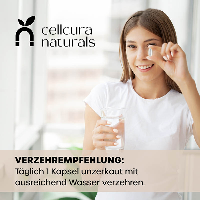 cellcura naturals BIOTIN ZINK SELEN 120 St Kapseln