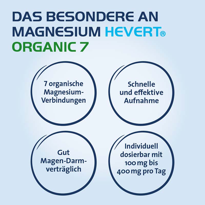 MAGNESIUM HEVERT ORGANIC 7 120 St Kapseln
