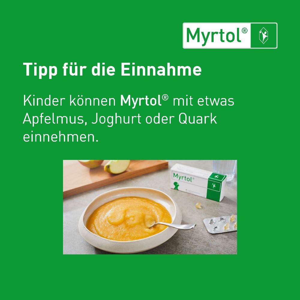 Myrtol der pflanzliche Schleimlöser für Kdr. ab 6 J. 50 Stk. 50 St Magensaftresistente Weichkapseln