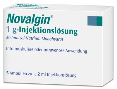 NOVALGIN 1 g-Injektionslösung Ampullen 5X2 ml Injektionslösung