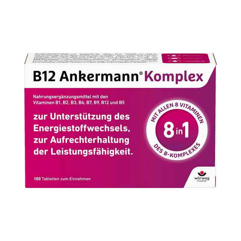 B12 Ankermann Komplex 100 St Überzogene Tabletten