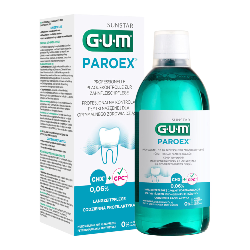GUM PAROEX Mundspülung 500 ml
