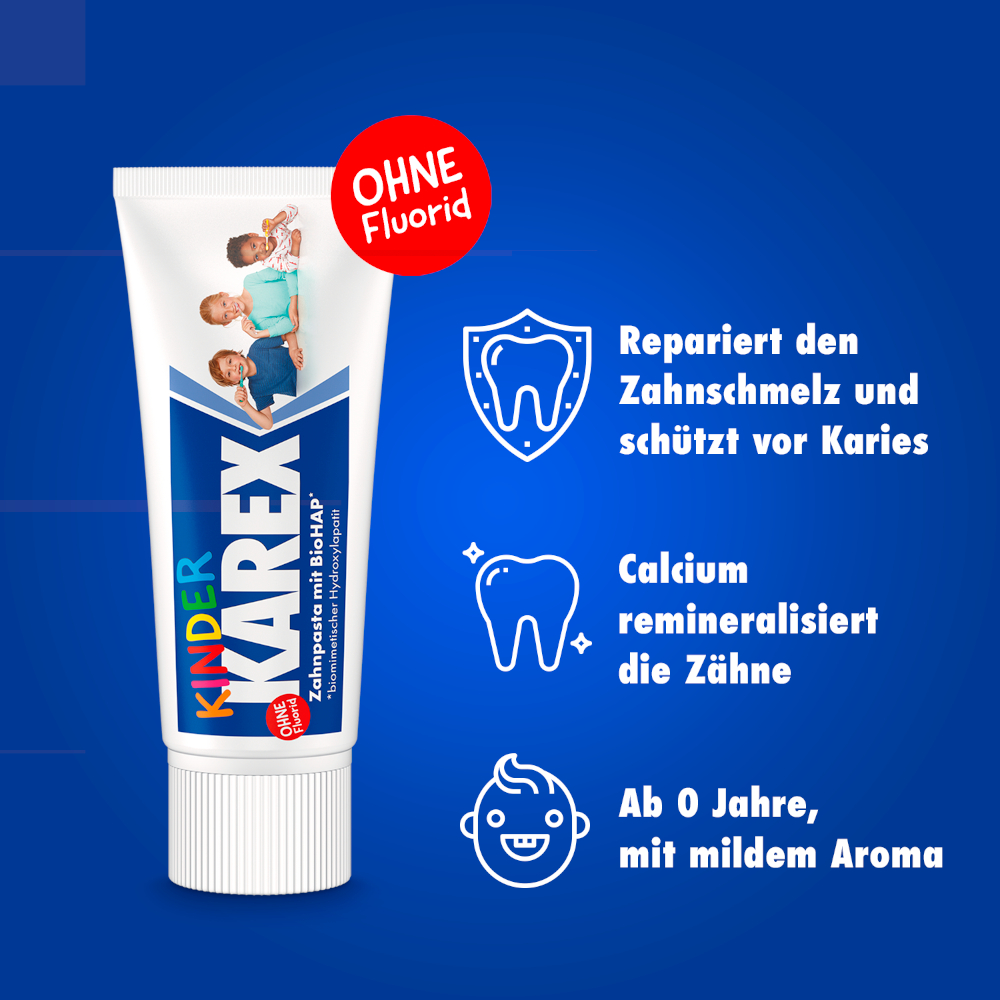 KAREX KINDER Zahnpasta 50 ml Zahnpasta