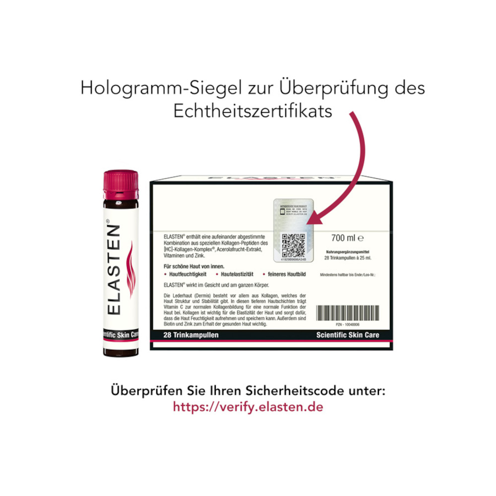 ELASTEN Trinkampullen mit Kollagen 3X28 St Trinkampullen