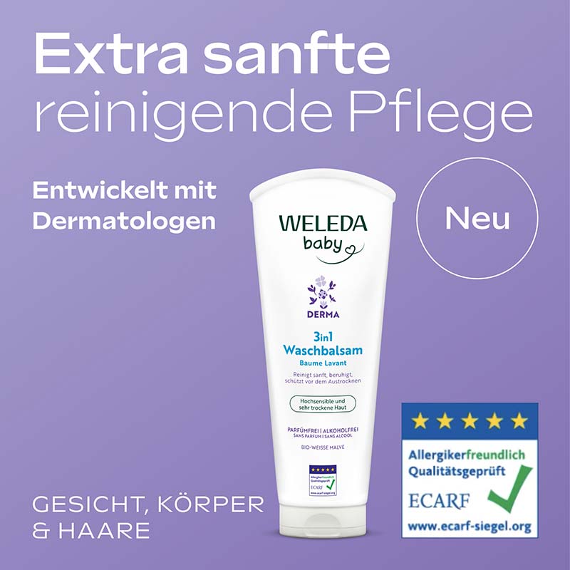 WELEDA baby MED 3in1 Waschbalsam 200 ml Balsam