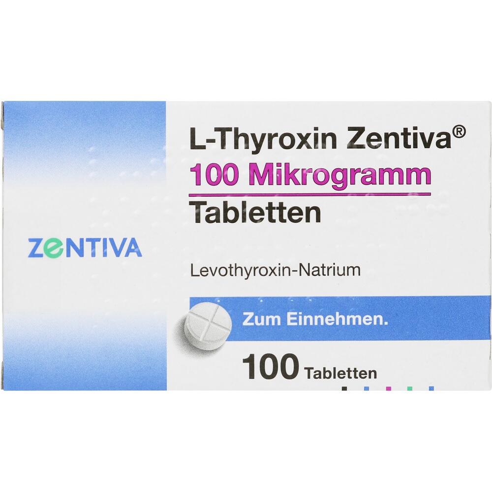 L-Thyroxin Zentiva 100 Mikrogramm 100 St Tabletten