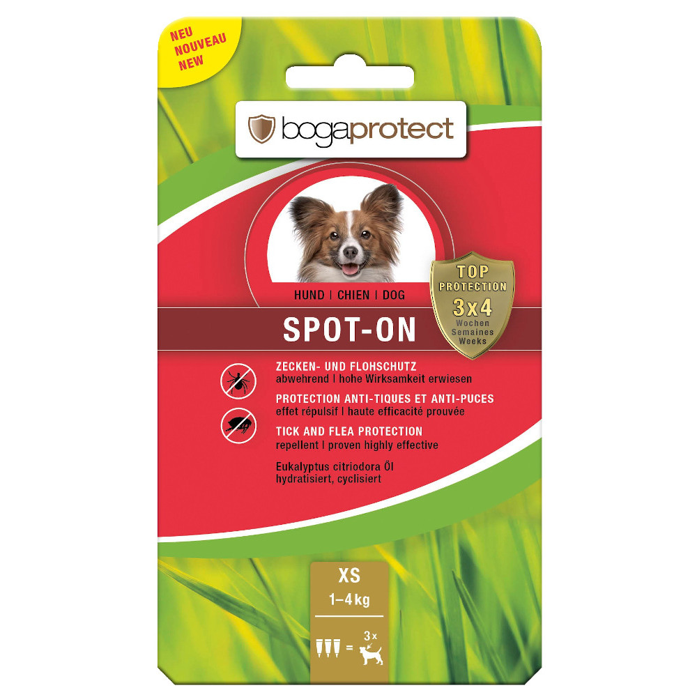 bogaprotect Spot-On Hund XS 3X0.7 ml Flüssigkeit