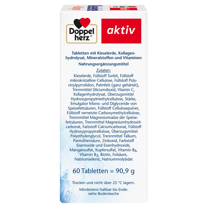 Doppelherz aktiv Kieselerde + Kollagen 60 St Tabletten