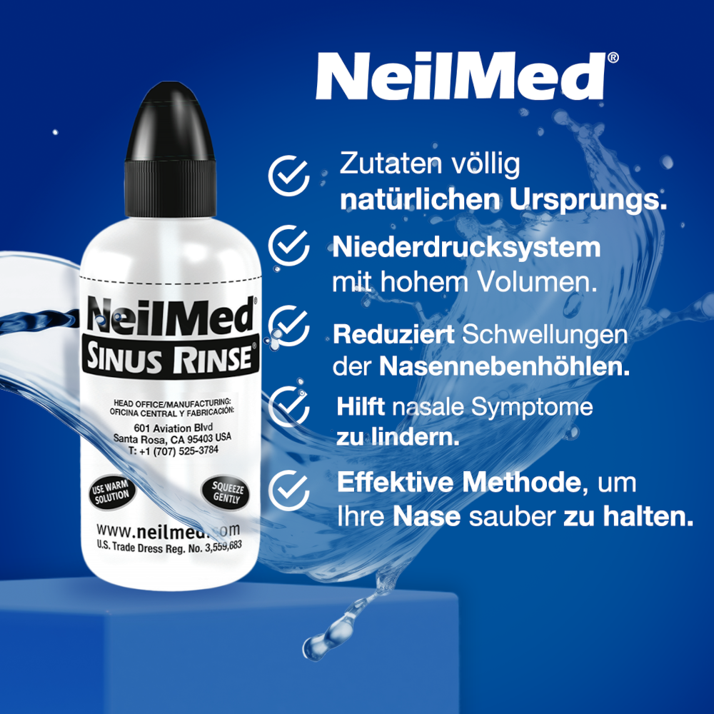 NeilMed SINUS RINSE Nasendusche 1 Packung Salz