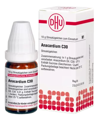 ANACARDIUM C 30 Globuli 10 g Globuli
